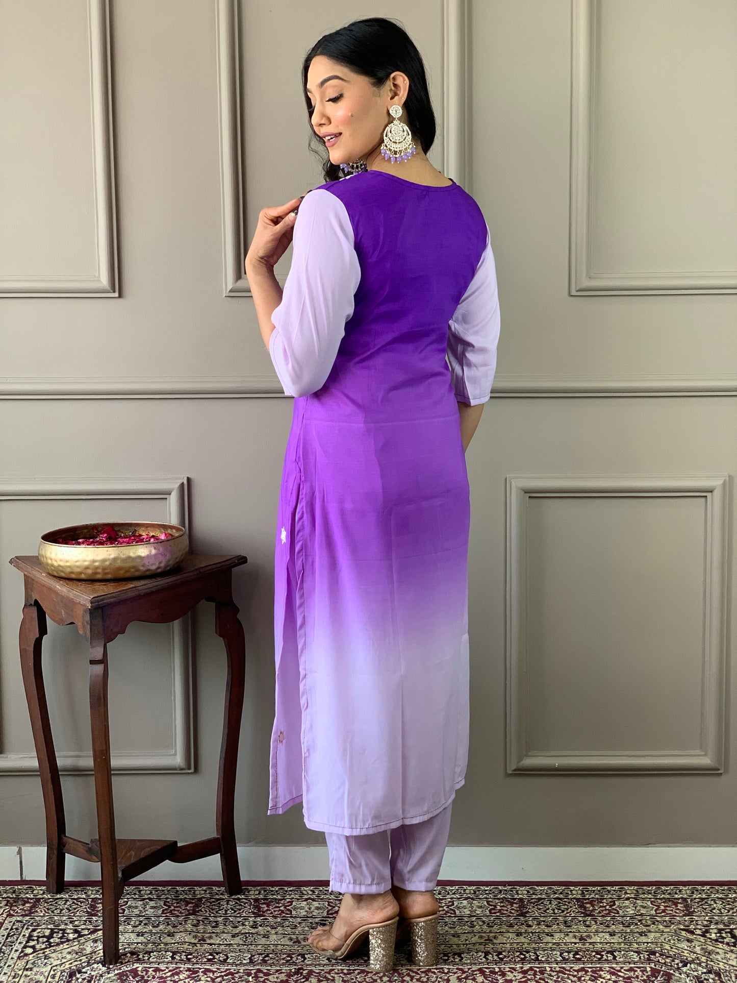 Beautiful  Designer Kurta  With Pant And Dupatta