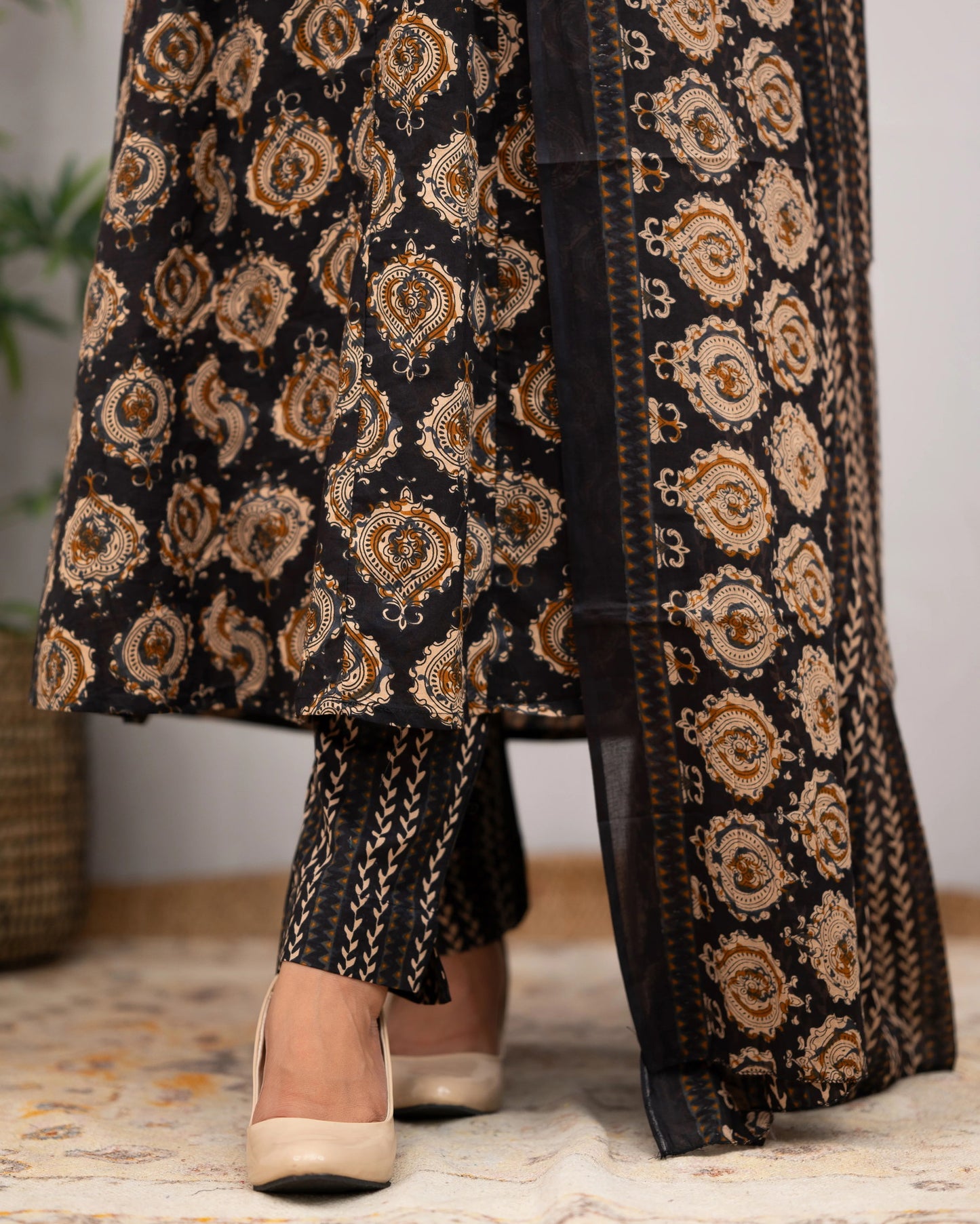 Beautiful Rayon Kurti With Bottom And Dupatta